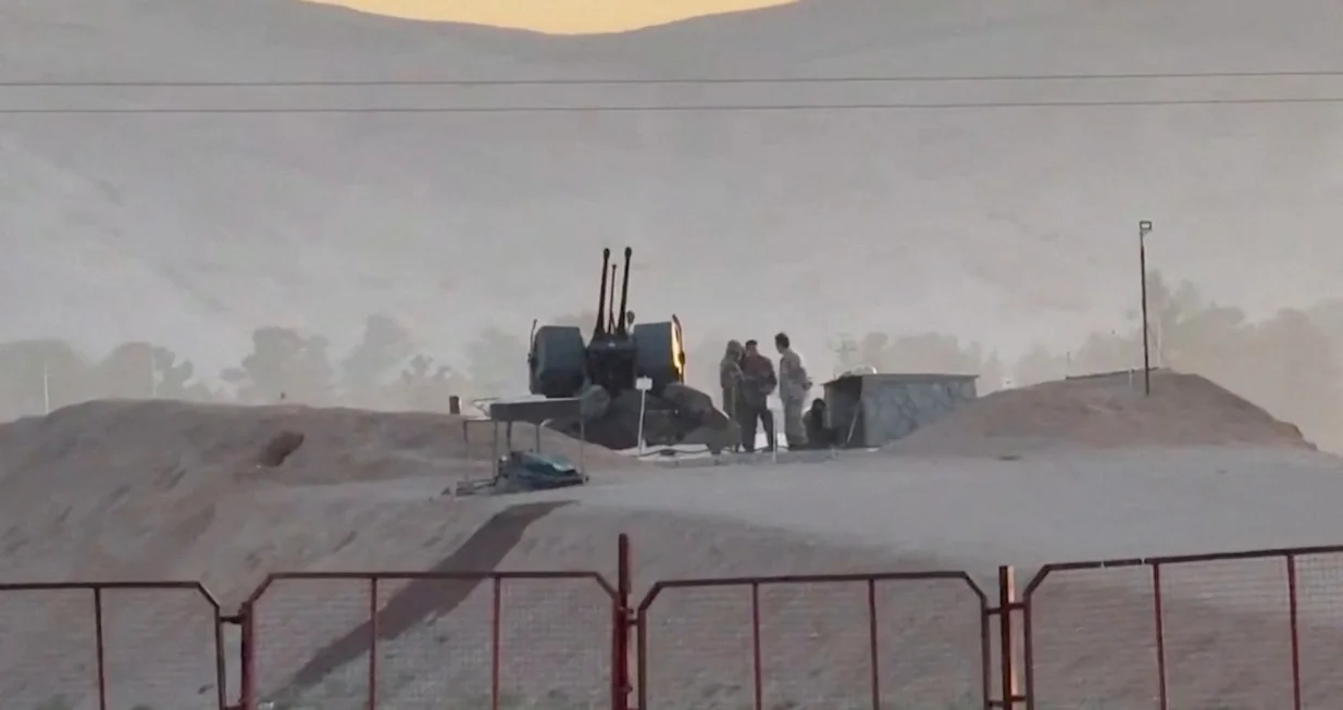 FILE PHOTO: Military personnel stand guard at a nuclear facility in the Zardanjan area of Isfahan, Iran, April 19, 2024, in this screengrab taken from video. WANA (West Asia News Agency) via REUTERS ATTENTION EDITORS - THIS PICTURE WAS PROVIDED BY A THIRD PARTY. IRAN OUT. NO COMMERCIAL OR EDITORIAL SALES IN IRAN/File Photo/Wana