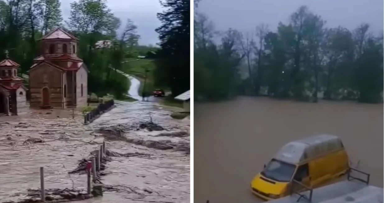 Nevrijeme na području Ugljevika/Screenshot