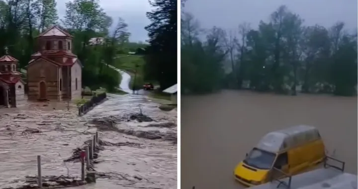 Nevrijeme na području Ugljevika/Screenshot