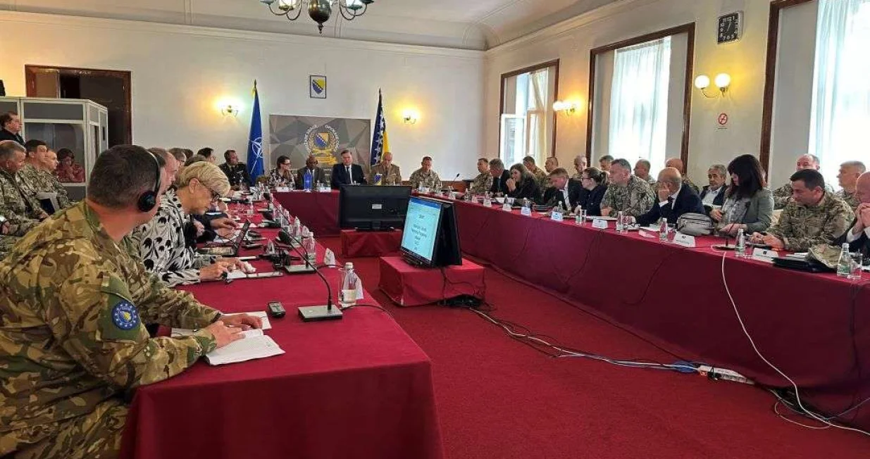 Delegacije MO BiH i Oružanih snaga BiH sa delegacijom Glavnog štaba NATO-a/Fena