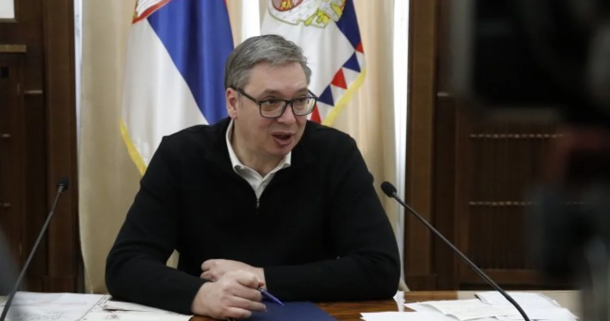 Aleksandar Vučić, predsjednik Srbije, press konferencija/Tanjug