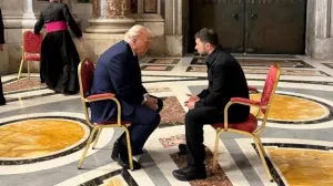 Trump i Zelenski u Bazilici svetog Petra/ X/X