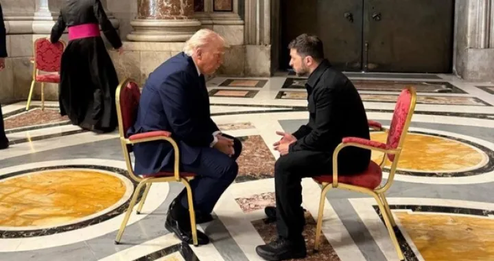 Trump i Zelenski u Bazilici svetog Petra/ X/X