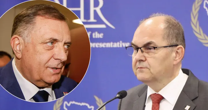 Milorad Dodik, christian schmidt,/Oslobođenje