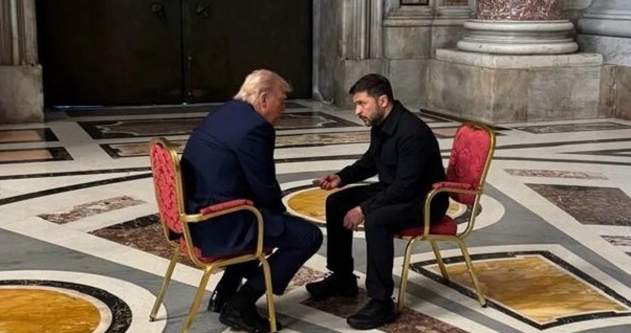 Trump i Zelenski su razgovarali uoči sahrane pape/X/X