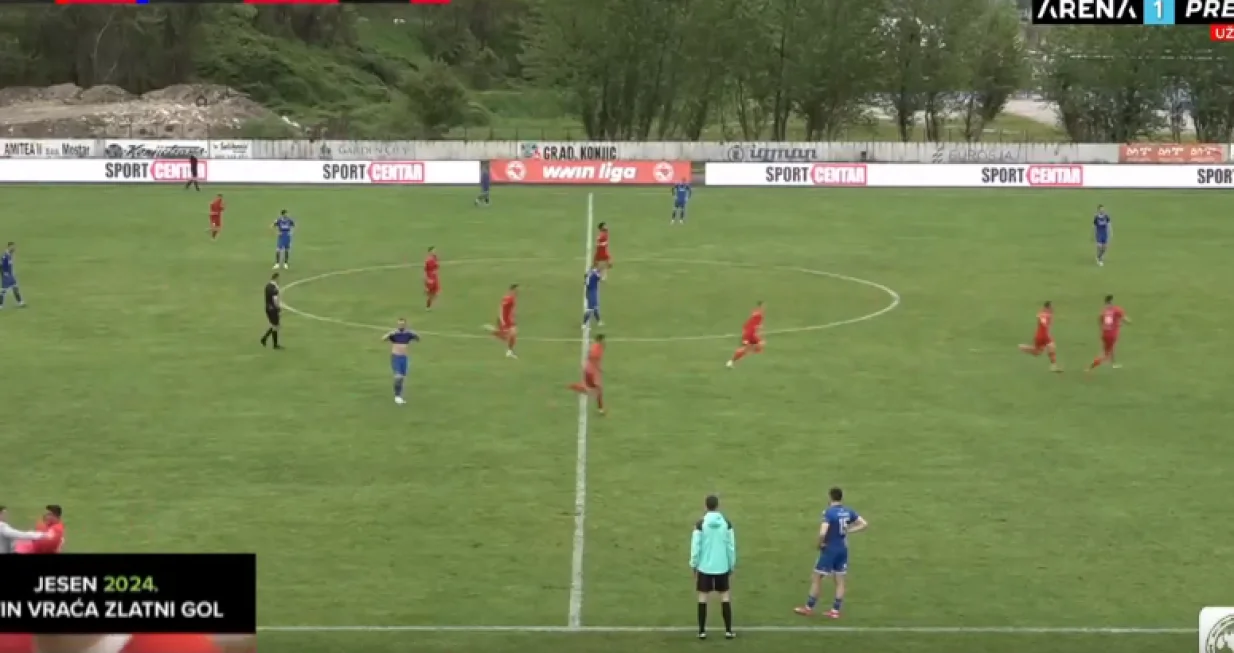 Slavlje fudbalera Igmana (FOTO: Screenshot/Arena Sport)