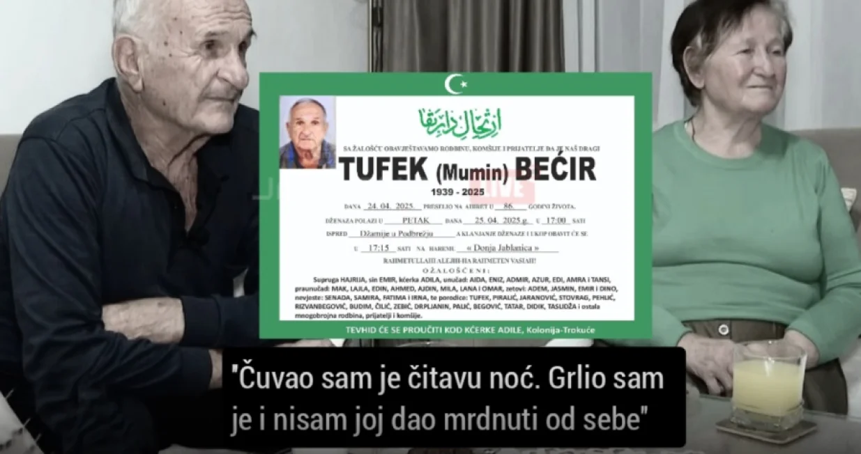 Smrtovnica Bećiru Tufeku/Društvene Mreže