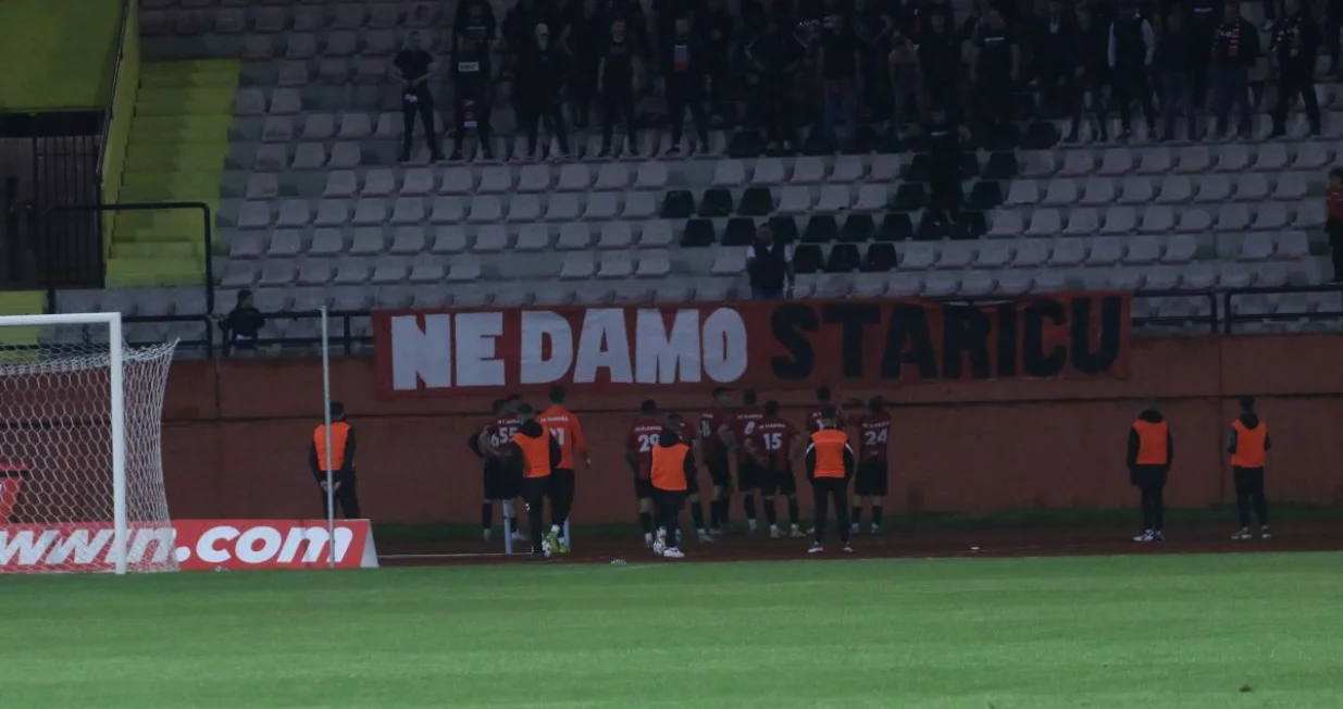 Detalj sa utakmice između Slobode i Posušja (FOTO: Sport1.ba)