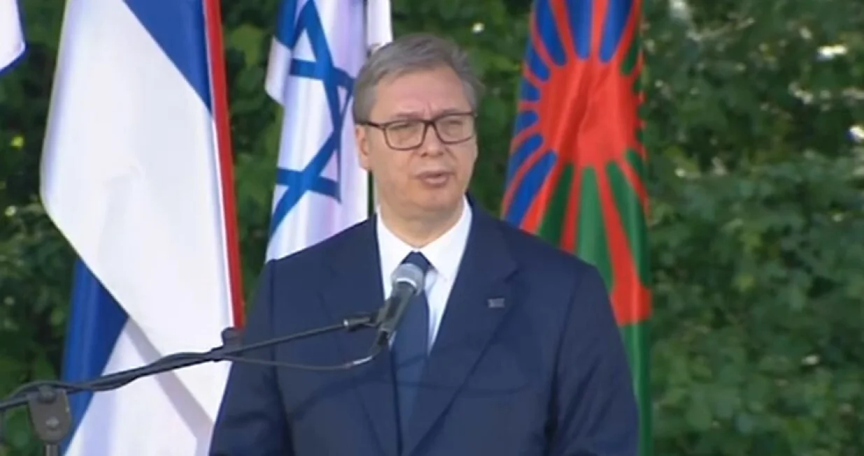 Aleksandar Vučić, donja gradina/Screenshot/Rtrs