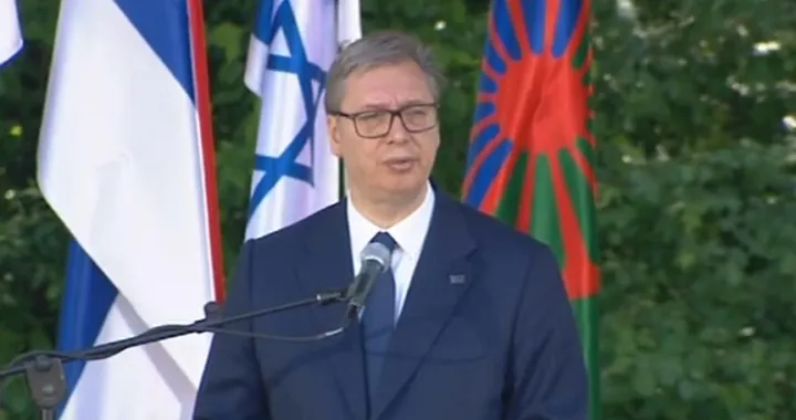 Aleksandar Vučić, donja gradina/Screenshot/Rtrs