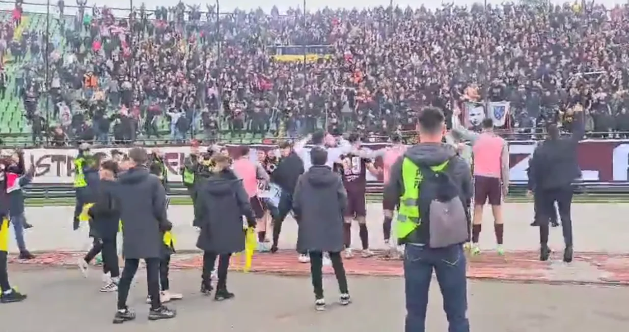 Navijači i igrači Sarajeva 