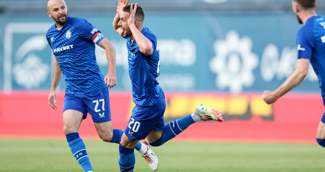 Pjaca slavi gol protiv RIjeke (FOTO: Slavko Midzor/PIXSELL)