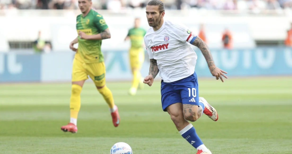 23.04.2025., stadion Poljud, Split - SuperSport HNL, 31. kolo, HNK Hajduk - NK Istra 1961. Marko Livaja Photo: Ivo Cagalj/PIXSELL