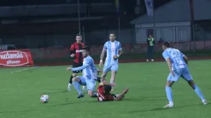 Detalj sa utakmice između Slobode i Posušja (FOTO: Sport1.ba)