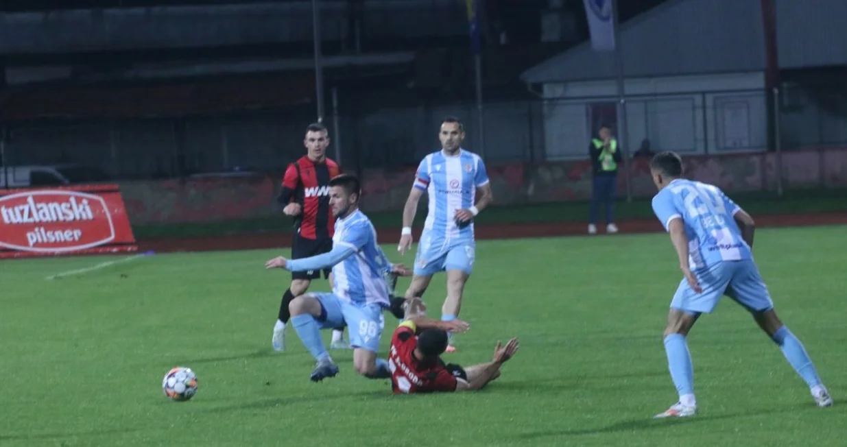 Detalj sa utakmice između Slobode i Posušja (FOTO: Sport1.ba)