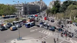 Saobraćajni kolaps u Španiji/