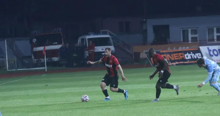 Detalj sa utakmice između Slobode i Posušja (FOTO: Sport1.ba)