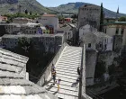 Mostar Stari most, sunačno vrijeme/