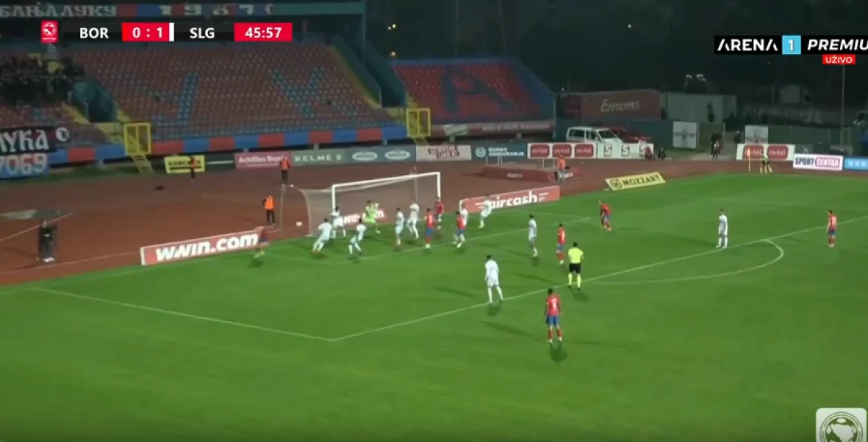 Autogol Milanovića (FOTO: Screenshot/Arena Sport)