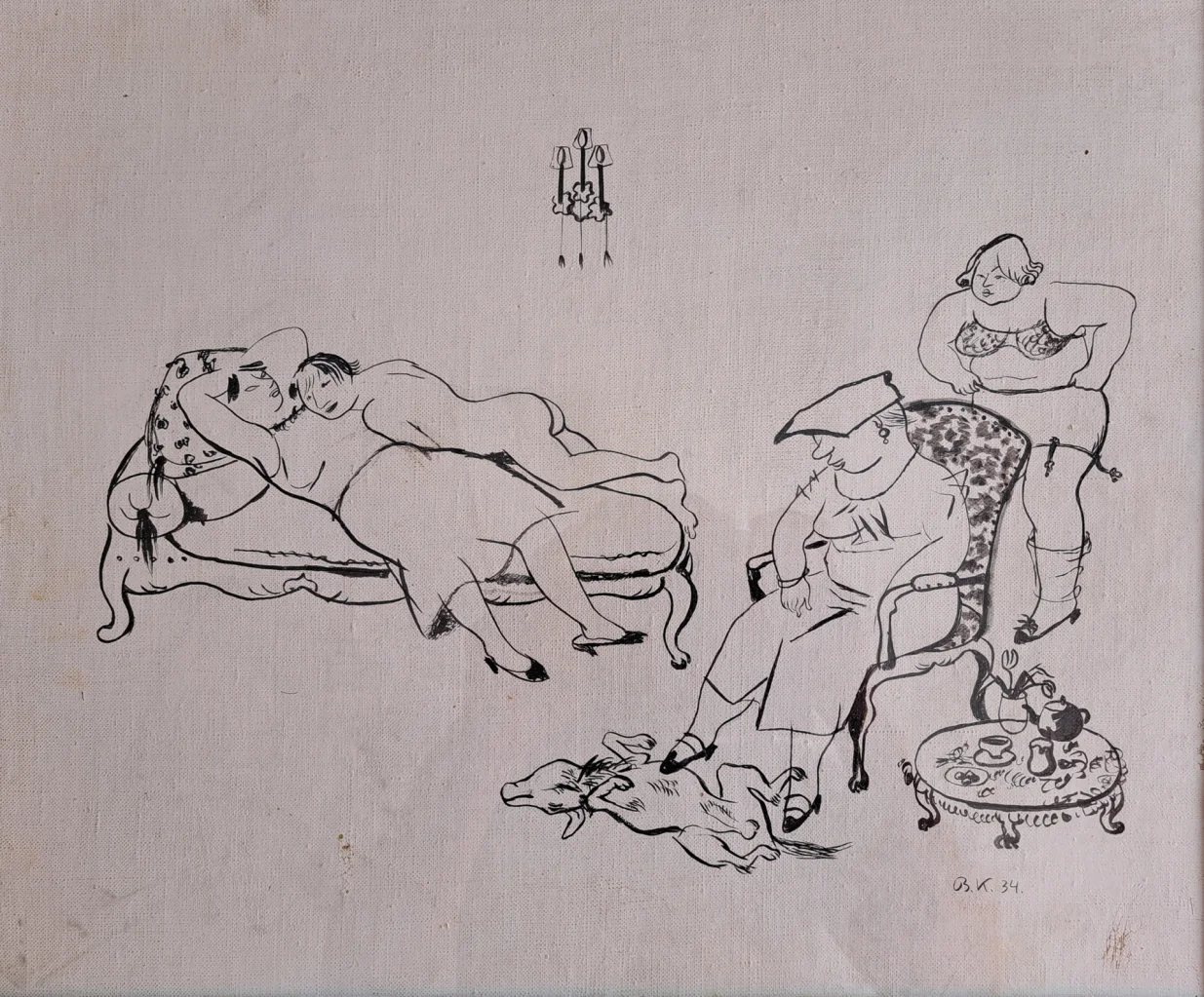 Branka Hegedušić: "Iz bordela", 1935./