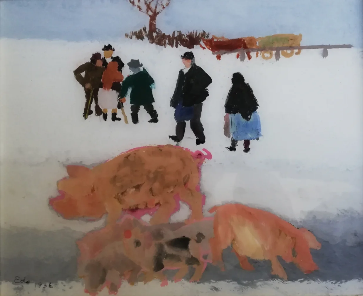 Edo Kovačević: "Sajam u Žabnu", 1936./