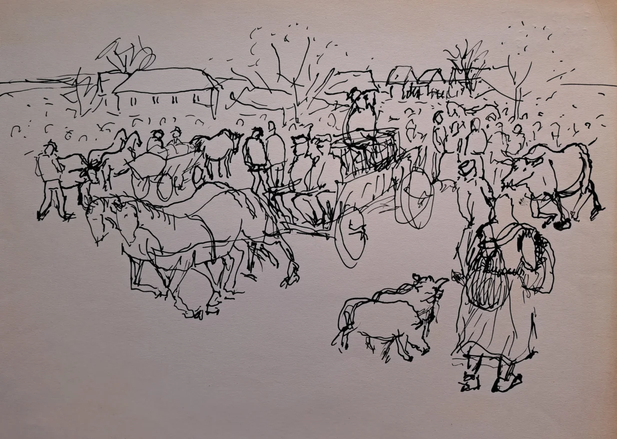 Franjo Mraz: "Seoski sajam", oko 1935./