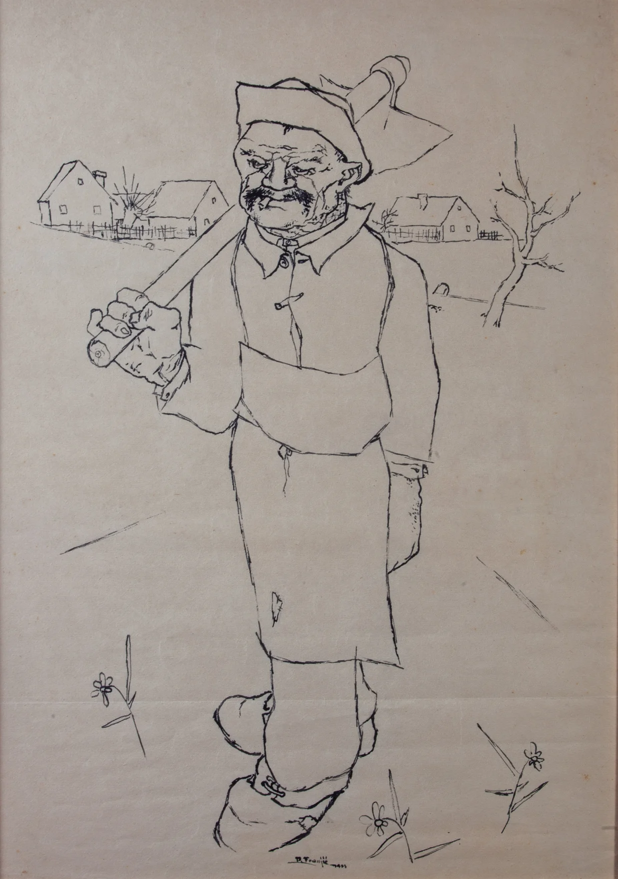 Petar Franjić: "Nadničar", 1933./