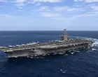 180911-N-EA818-2106 ATLANTIC OCEAN (Sept. 11, 2018) The Nimitz-class aircraft carrier USS Harry S. Truman (CVN 75) transits the Atlantic Ocean. Harry S. Truman is conducting sustainment operations in the Atlantic. (U.S. Navy photo by Mass Communication Specialist 2nd Class Thomas Gooley/Released)/Mc2 Thomas Gooley