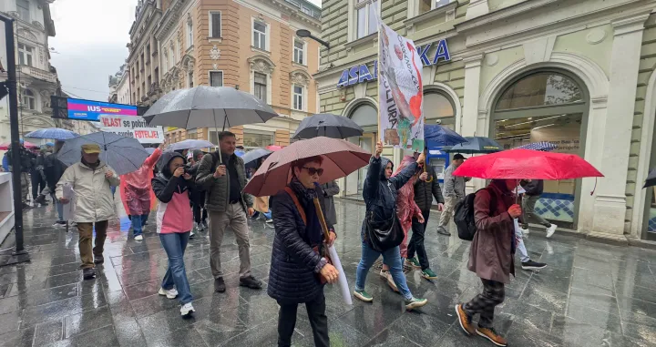 Protesti, Sarajevo, april 2025./Anadolija