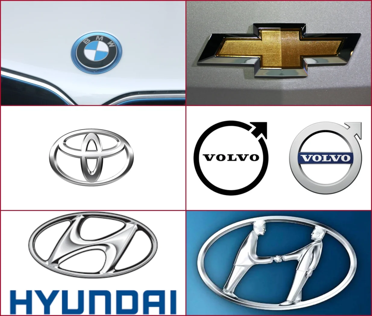 logoi, automobili, vozila, kolaž//