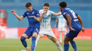 27.04.2025., stadion Maksimir, Zagreb - SuperSport HNL, 32. kolo, GNK Dinamo - HNK Rijeka. Petar Sucic, Niko Jankovic. Photo: Matija Habljak/PIXSELL