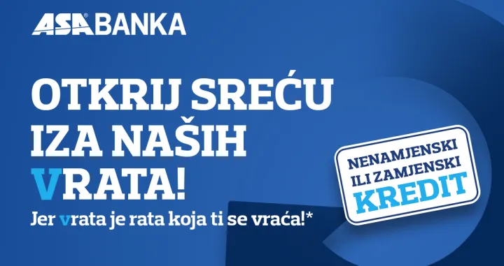 ASA Banka: Oktrij sreću iza naših vrata//