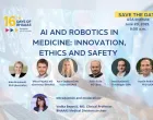 16. Dani BHAAAS-a: "Umjetna inteligencija i robotika u medicini: inovacija, etika i sigurnost"//