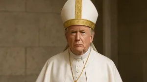 Trump kao papa/Ilustracija napravljena uz pomoć vještačke inteligencije/