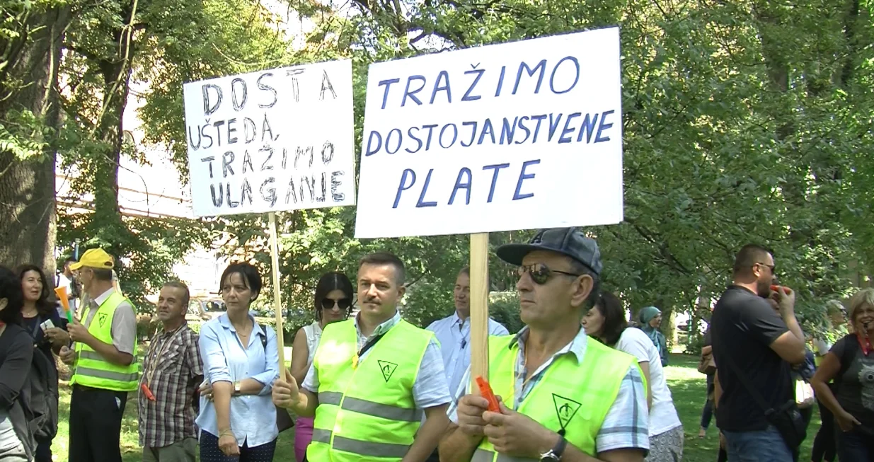 protest radnici/