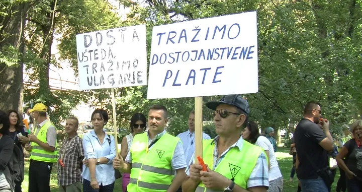 protest radnici/