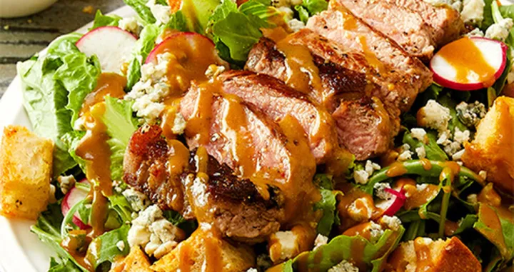 hrana, meso, umak, sos, salata, senf, med//