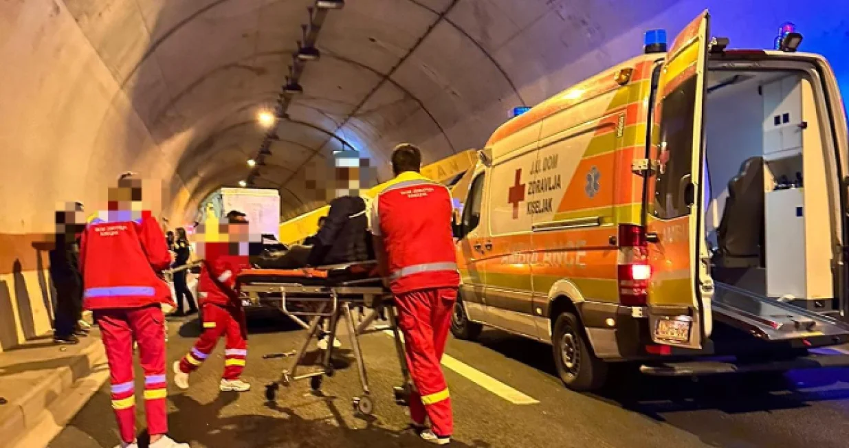 Saobraćajna nesreća u tunelu Vis autoput kod Lepenice/Kiseljak.info/