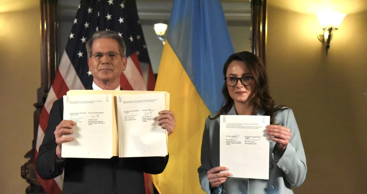 Scott Bessant i Julija Sviridenko potpisali sporazum o ključnim mineralima između SAD-a i Ukrajine//