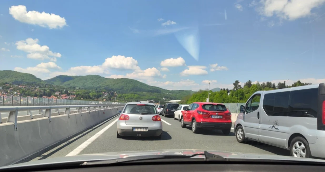 Gužve na putevima u bih/Viber