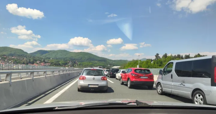 Gužve na putevima u bih/Viber