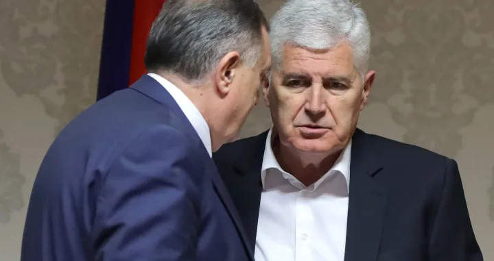 Milorad Dodik i Dragan Ćović/Senad Gubelić