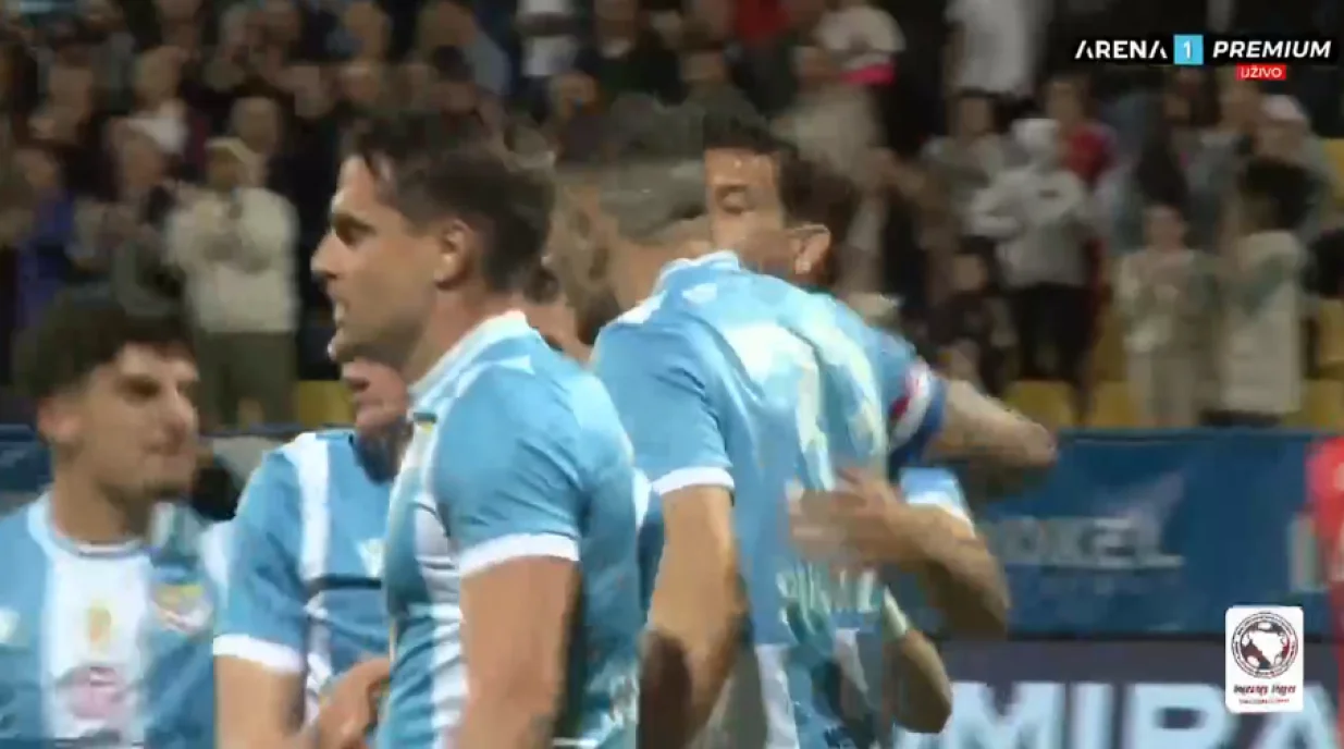 Detalj sa utakmice u Posušju (FOTO: Screenshot - Arena Sport TV)