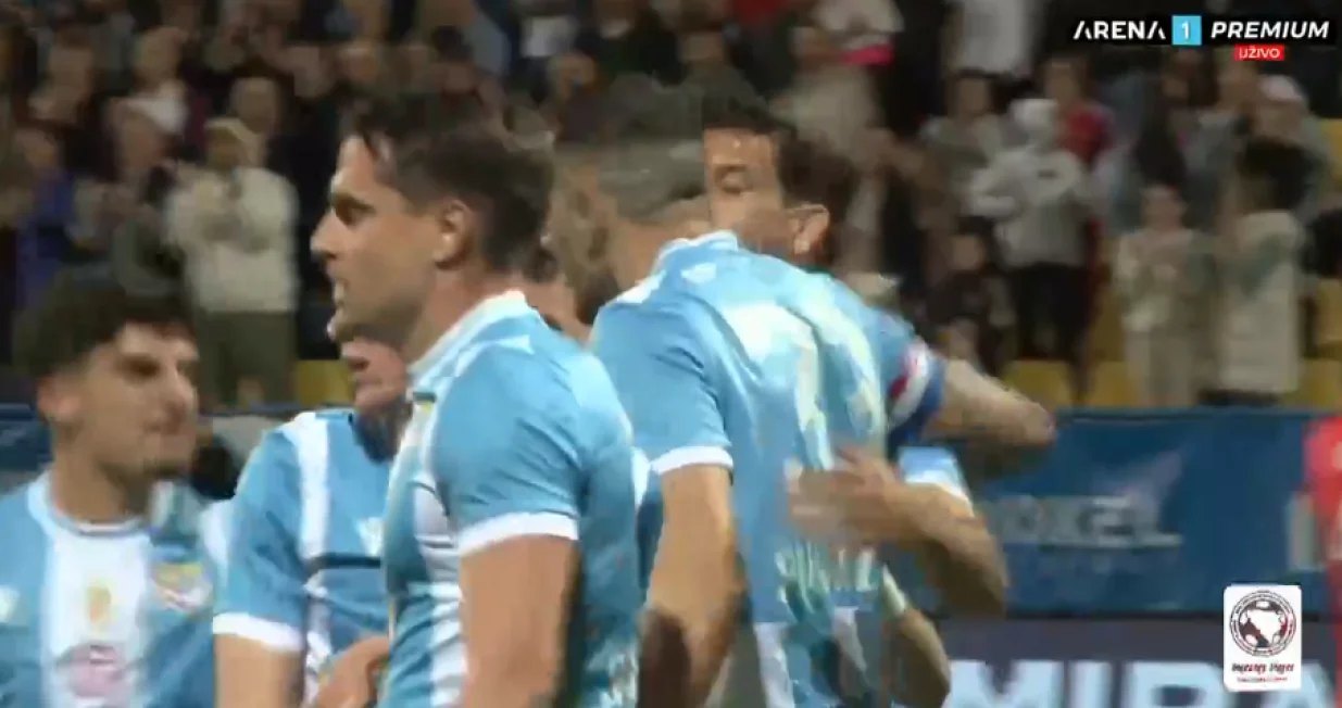 Detalj sa utakmice u Posušju (FOTO: Screenshot - Arena Sport TV)