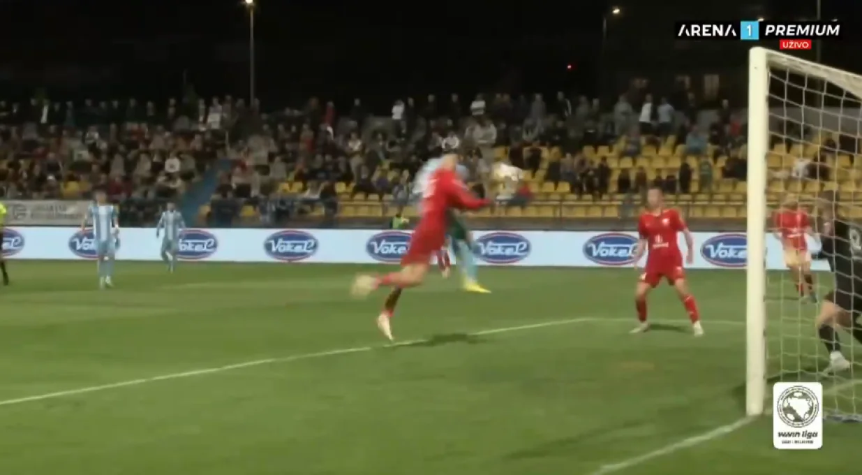 Detalj sa utakmice u Posušju (FOTO: Screenshot - Arena Sport TV)