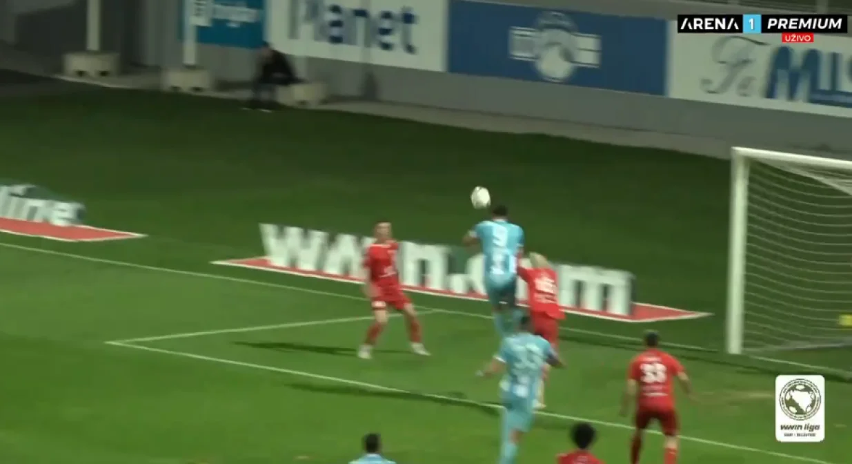 Detalj sa utakmice u Posušju (FOTO: Screenshot - Arena Sport TV)