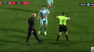 Protesti Maksimovića (FOTO: Screenshot/Arena Sport)