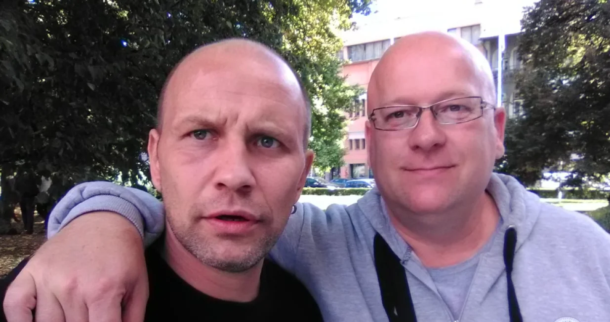 Bojan Romić (lijevo) i Amir Puzić Džine (FOTO: Facebook)