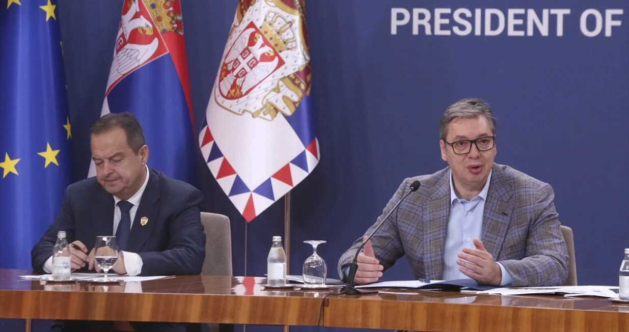 Ivica Dačić i Aleksandar Vučić/ANADOLIJA/