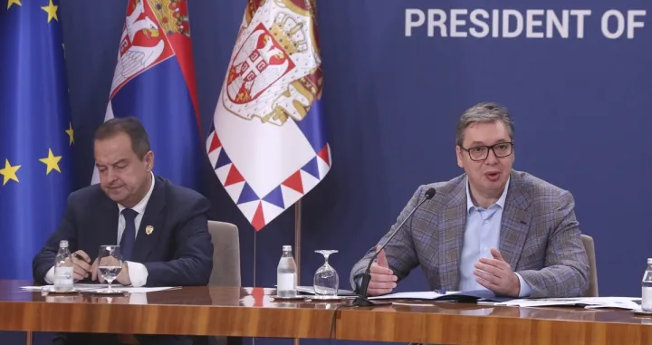 Ivica Dačić i Aleksandar Vučić/ANADOLIJA/